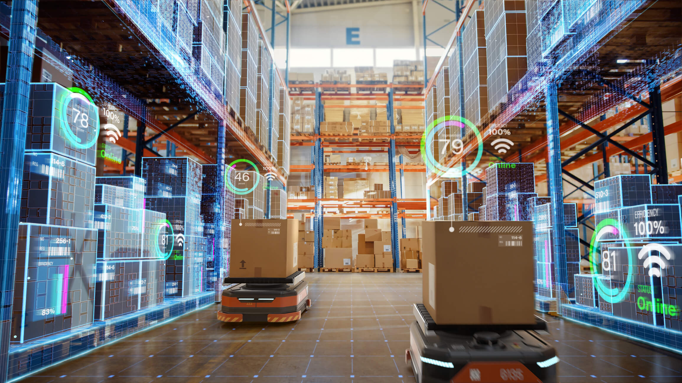 Digital Twin in a warehouse